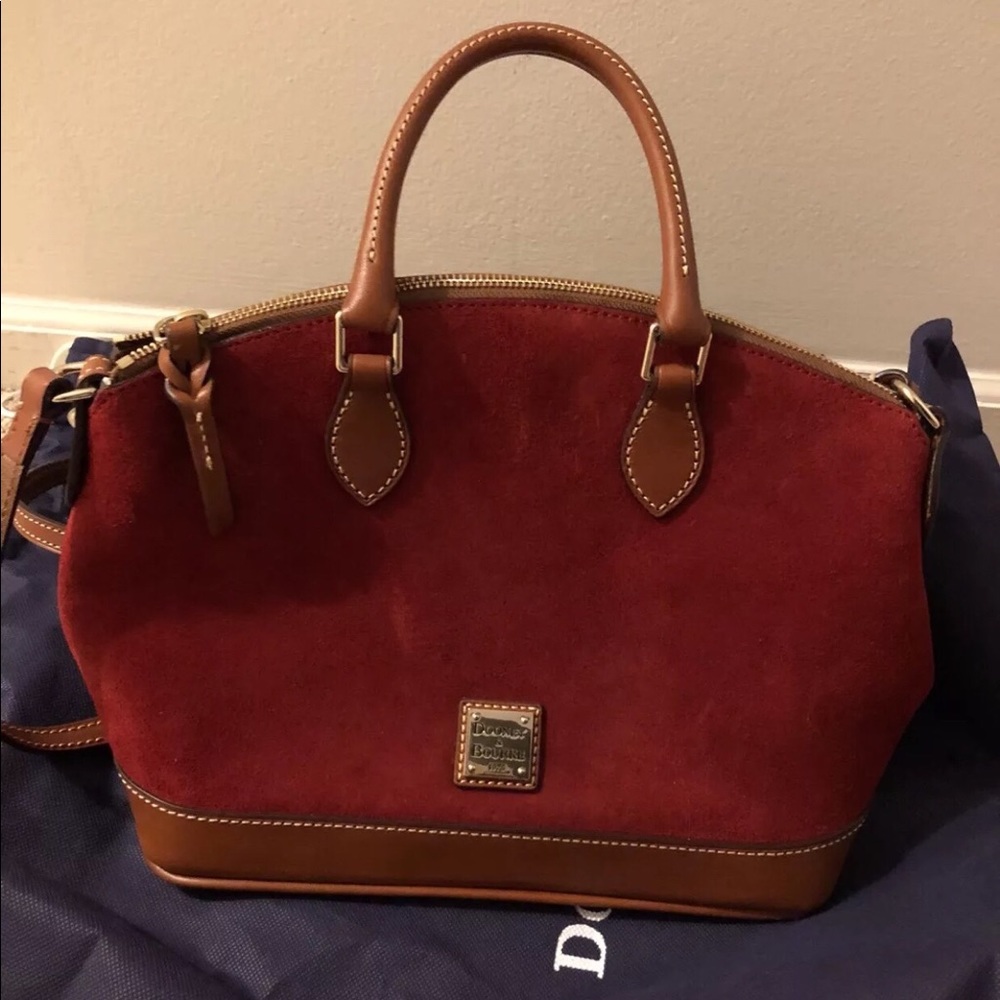 Dooney and Bourke Darcy suede satchel